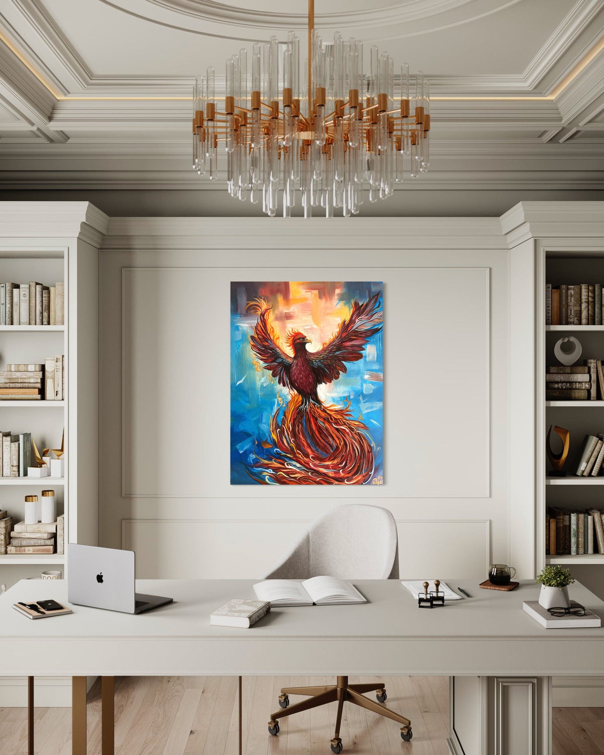 Rising From The Ashes Phoenix (Original)