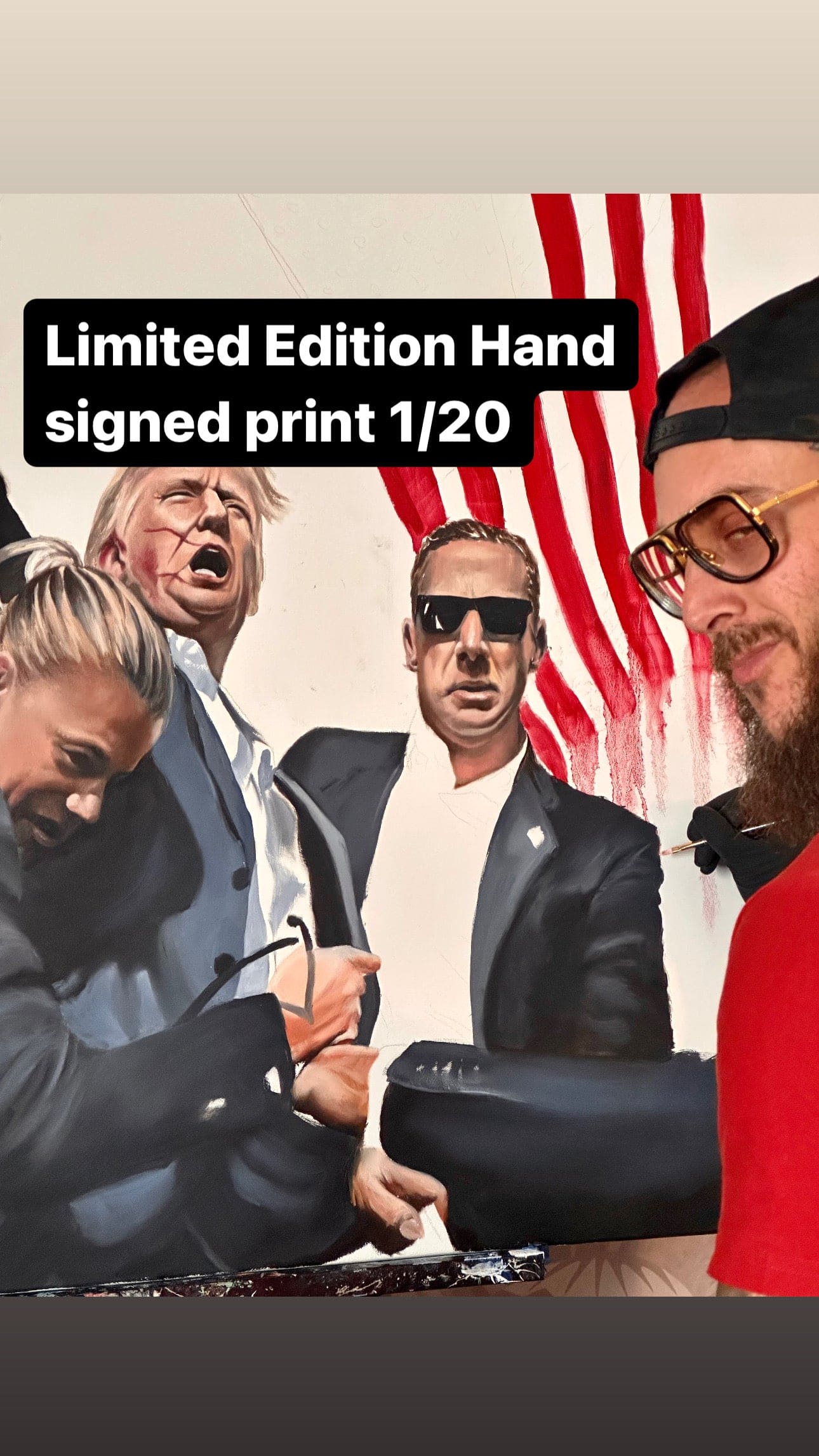 “United We Stand” Limited Edition of 20 Hand signed