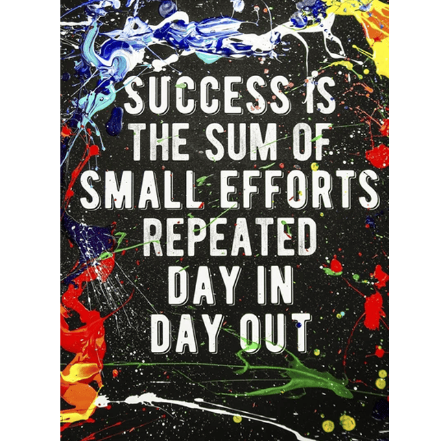 Success is Efforts Repeated Daily